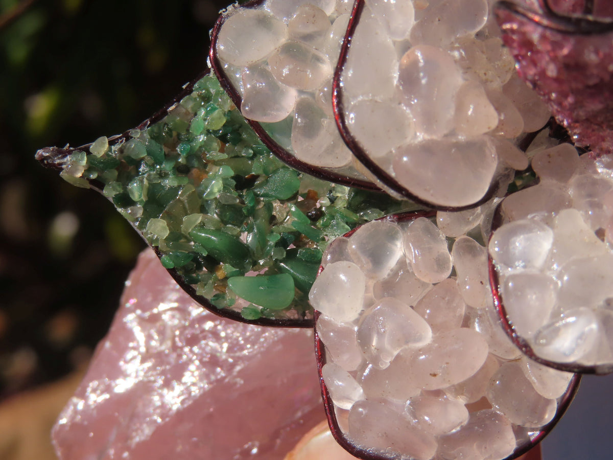 Polished Large Gemstone Art Rose - sold per piece - From South Africa - TopRock