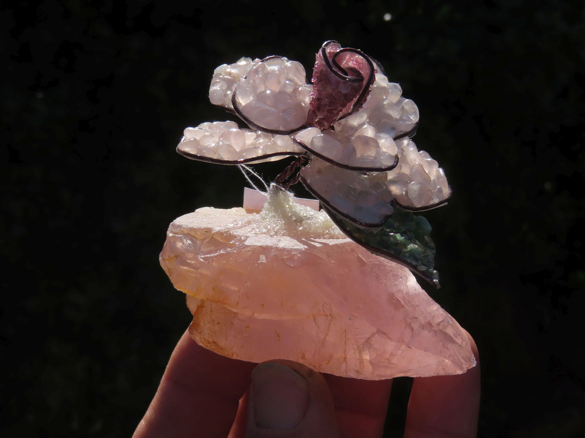 Polished Large Gemstone Art Rose - sold per piece - From South Africa - TopRock
