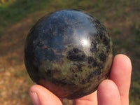 Polished Variably Gemmy Rare Iolite Water Sapphire Spheres  x 3 From Madagascar - TopRock