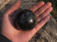 Polished Variably Gemmy Rare Iolite Water Sapphire Spheres  x 3 From Madagascar - TopRock