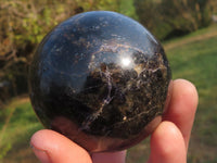 Polished Variably Gemmy Rare Iolite Water Sapphire Spheres  x 3 From Madagascar - TopRock