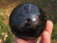 Polished Variably Gemmy Rare Iolite Water Sapphire Spheres  x 3 From Madagascar - TopRock