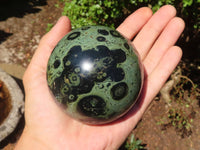 Polished Stromatolite / Kambamba Jasper Spheres  x 2 From Katsepy, Madagascar - Toprock Gemstones and Minerals