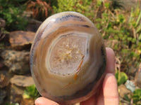 Polished Agate Standing Free Forms x 6 From Madagascar - Toprock Gemstones and Minerals