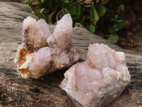 Natural Pale Spirit Ametrine Quartz Clusters  x 6 From Boekenhouthoek, South Africa - Toprock Gemstones and Minerals