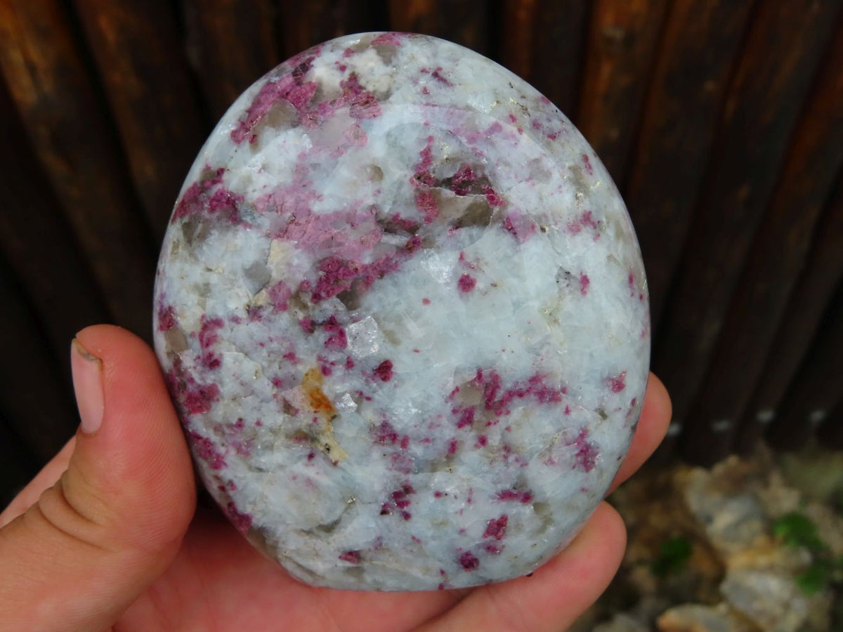 Polished Rubellite Standing Free Forms x 3 From Madagascar - TopRock