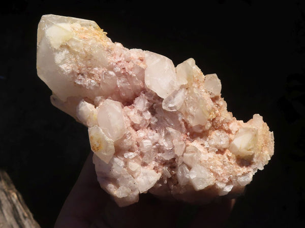 Natural Pineapple Candle Quartz Crystals x 4 From Madagascar - TopRock