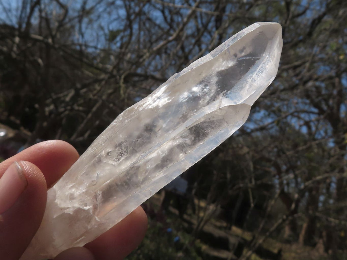 Natural Single Optic to Semi Optic Quartz Crystals x 48 From Madagascar - TopRock