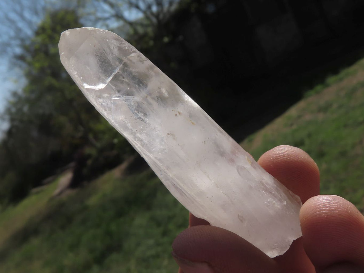 Natural Single Optic to Semi Optic Quartz Crystals x 48 From Madagascar - TopRock