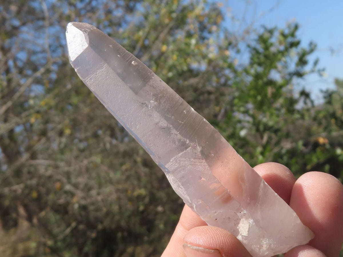 Natural Single Optic to Semi Optic Quartz Crystals x 48 From Madagascar - TopRock