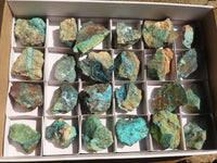 Natural Rough Shattuckite Cobbed Specimens x 24 From Kaokoveld, Namibia - Toprock Gemstones and Minerals