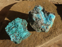 Natural Rough Shattuckite Cobbed Specimens x 24 From Kaokoveld, Namibia - Toprock Gemstones and Minerals