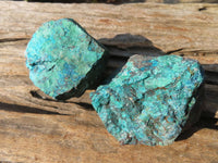 Natural Rough Shattuckite Cobbed Specimens x 12 From Kaokoveld, Namibia - Toprock Gemstones and Minerals