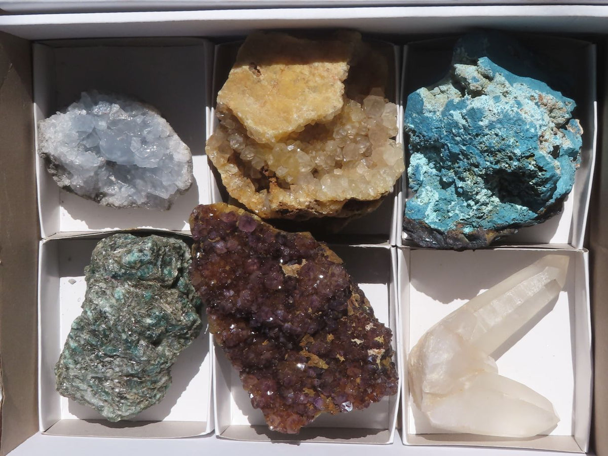 Natural Lovely Selection Of Mixed Minerals & Crystals x 6 From Southern Africa - TopRock