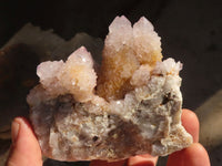 Natural Pale Spirit Amethyst Quartz Clusters  x 2 From Boekenhouthoek, South Africa - Toprock Gemstones and Minerals