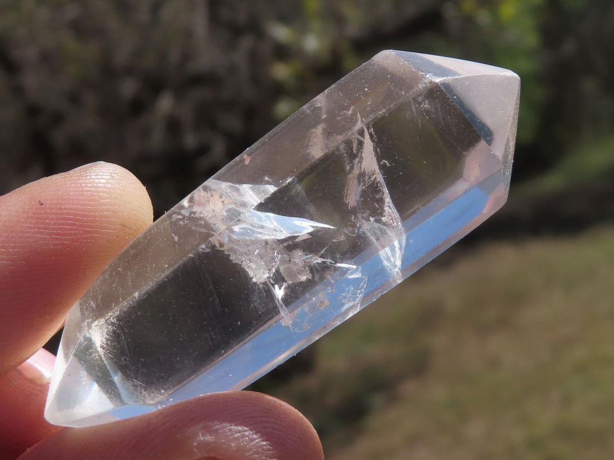 Polished Double Terminated Semi Optic Quartz Crystals x 35 From Madagascar - TopRock