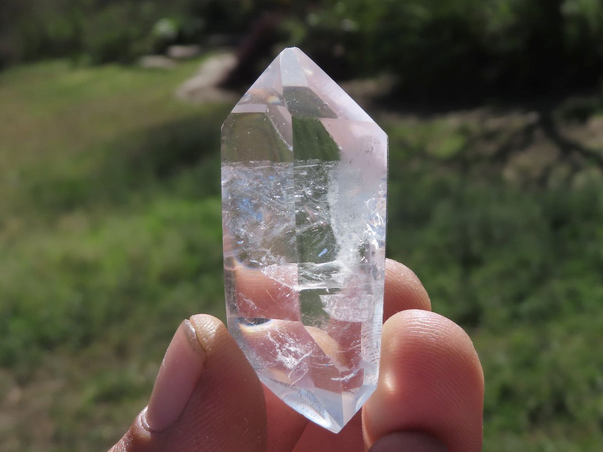 Polished Double Terminated Semi Optic Quartz Crystals x 35 From Madagascar - TopRock