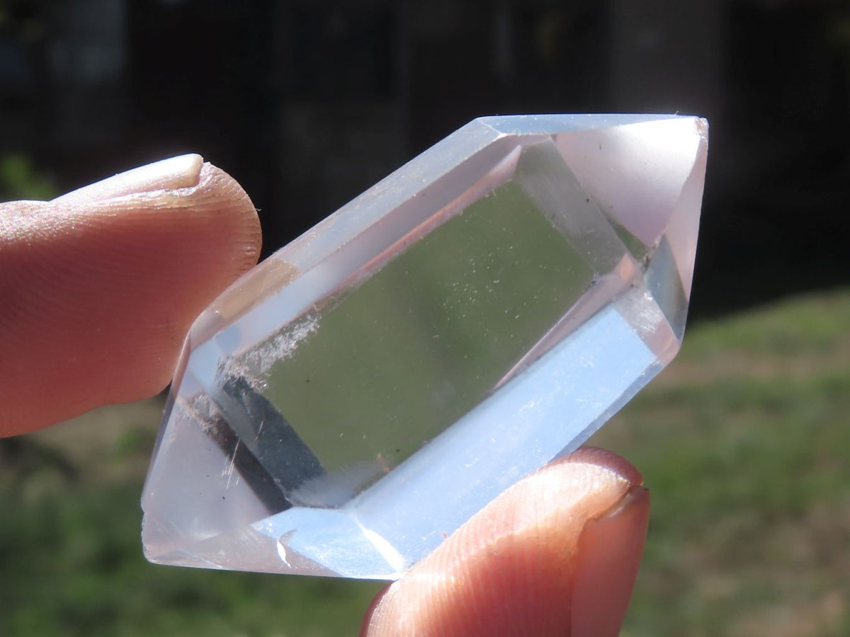 Polished Double Terminated Semi Optic Quartz Crystals x 35 From Madagascar - TopRock