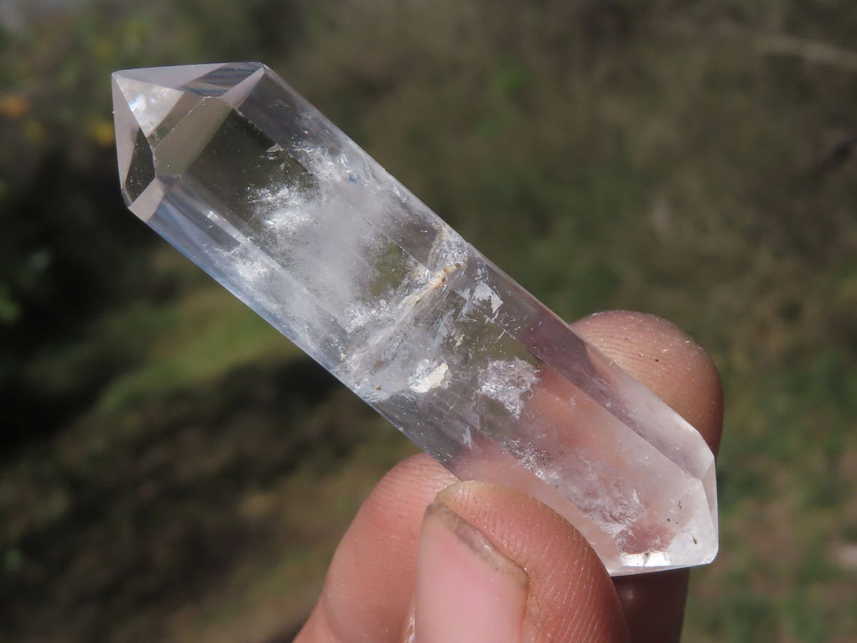 Polished Double Terminated Semi Optic Quartz Crystals x 35 From Madagascar - TopRock