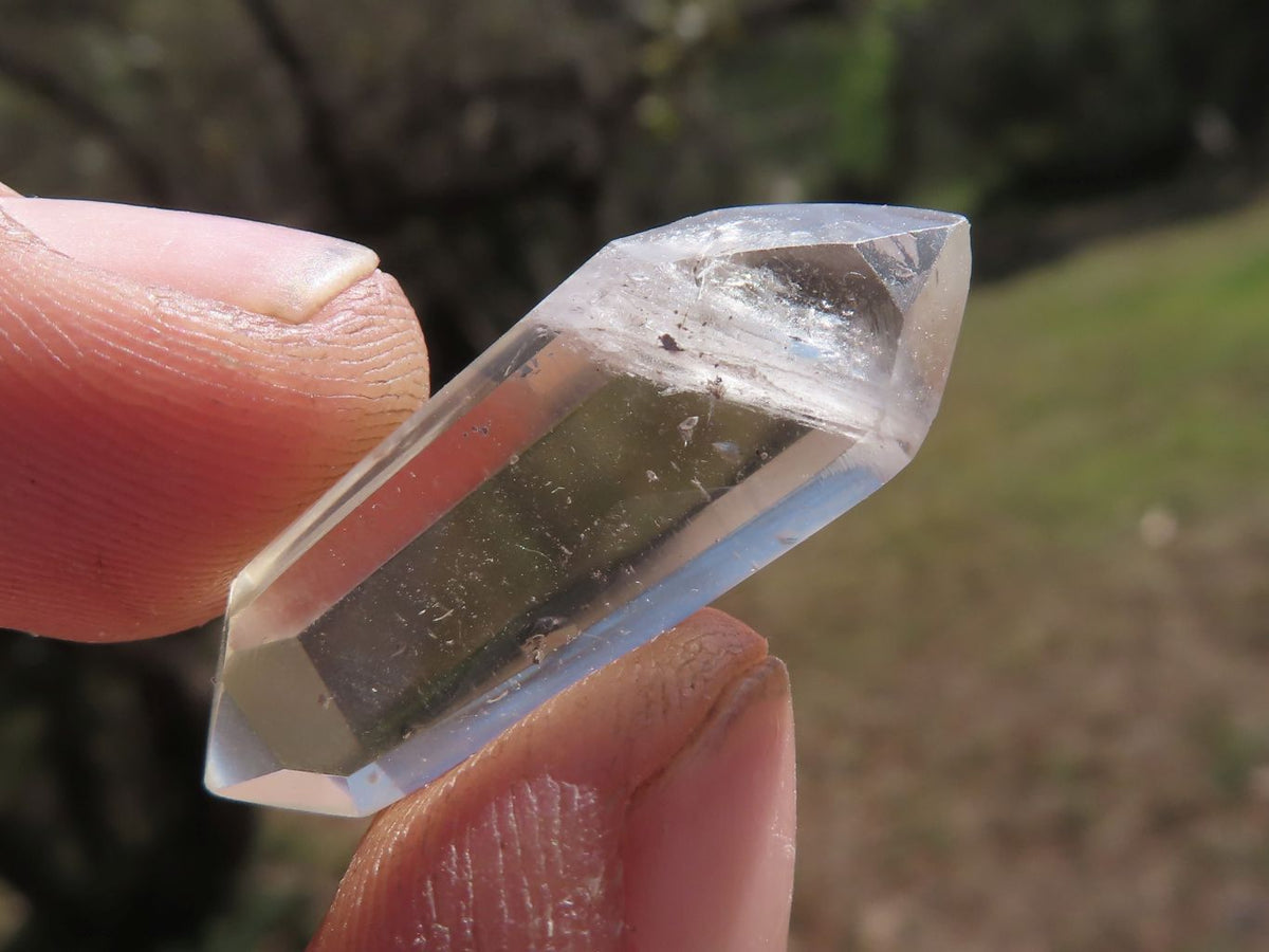 Polished Double Terminated Optic Quartz Crystals x 35 From Madagascar - TopRock