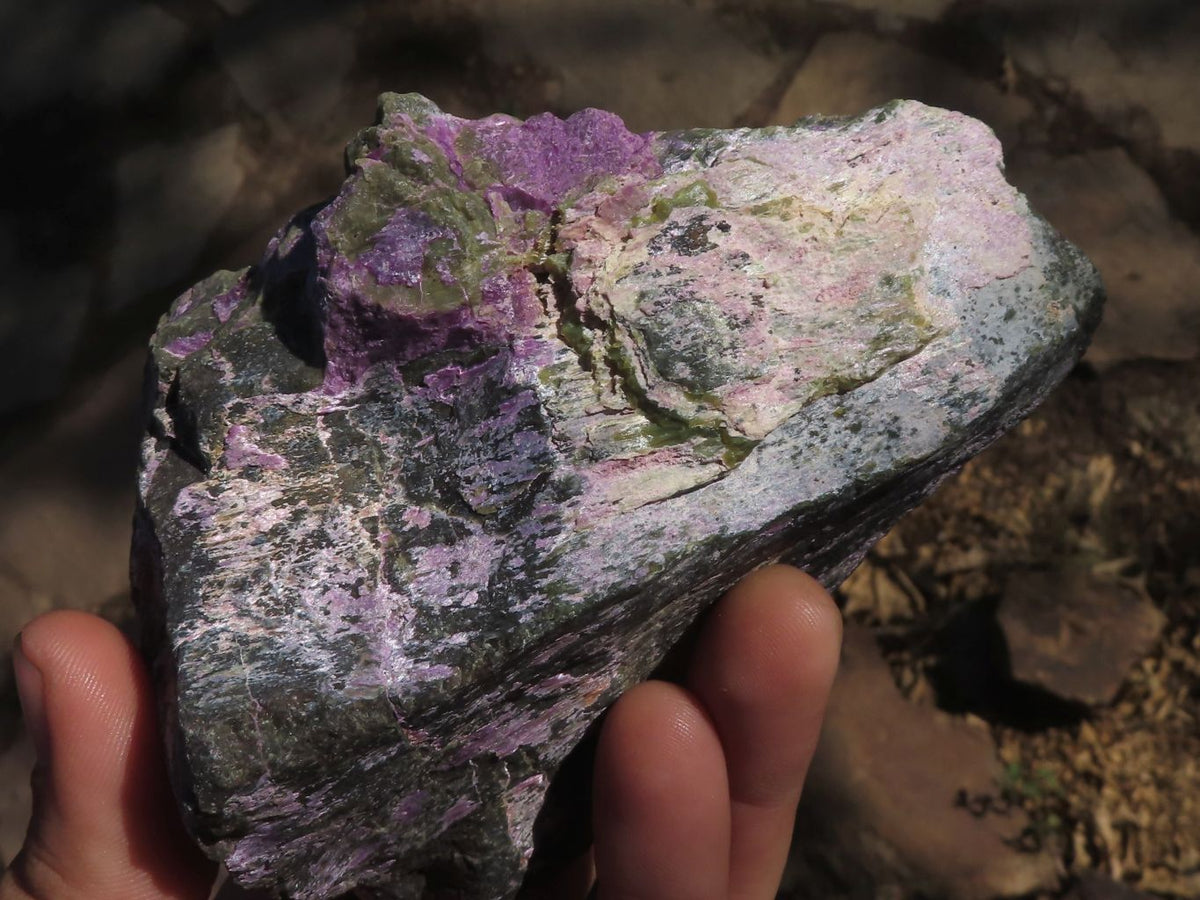 Natural Large Silky Stichtite & Serpentine Specimens x 3 From Barberton, South Africa - TopRock