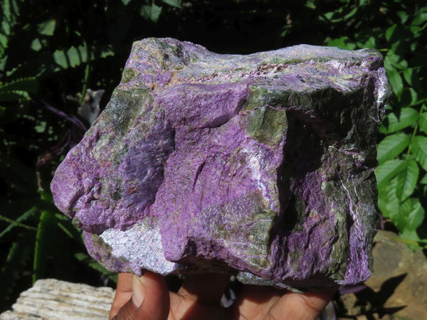 Natural Stichtite Specimens With Green Serpentine x 4 From Barberton, South Africa - TopRock