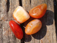 Polished  Carnelian Agate Tumble Stones  x 1 Kg Lot From Madagascar - Toprock Gemstones and Minerals