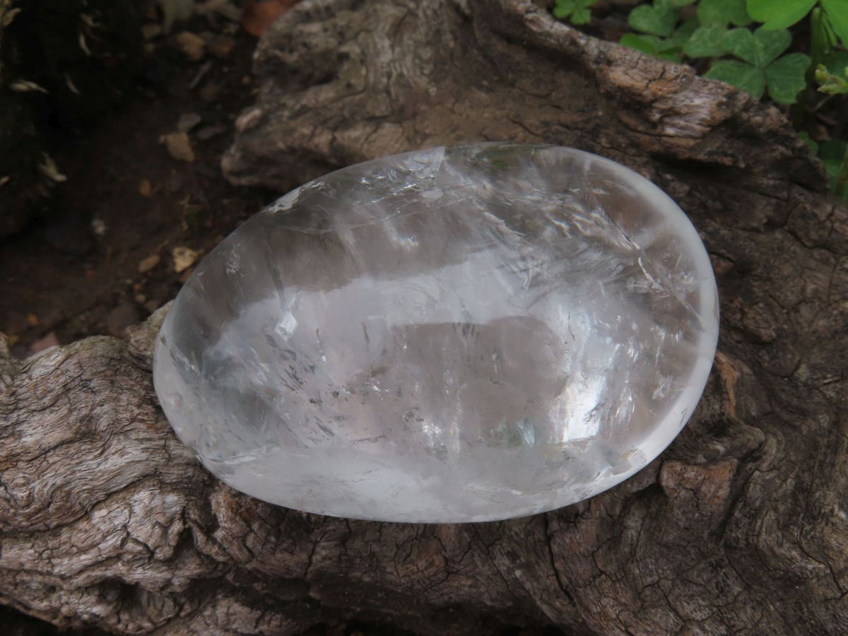 Polished Optic to Semi Optic Rock Crystal Quartz Gallets x 6 From Madagascar - TopRock