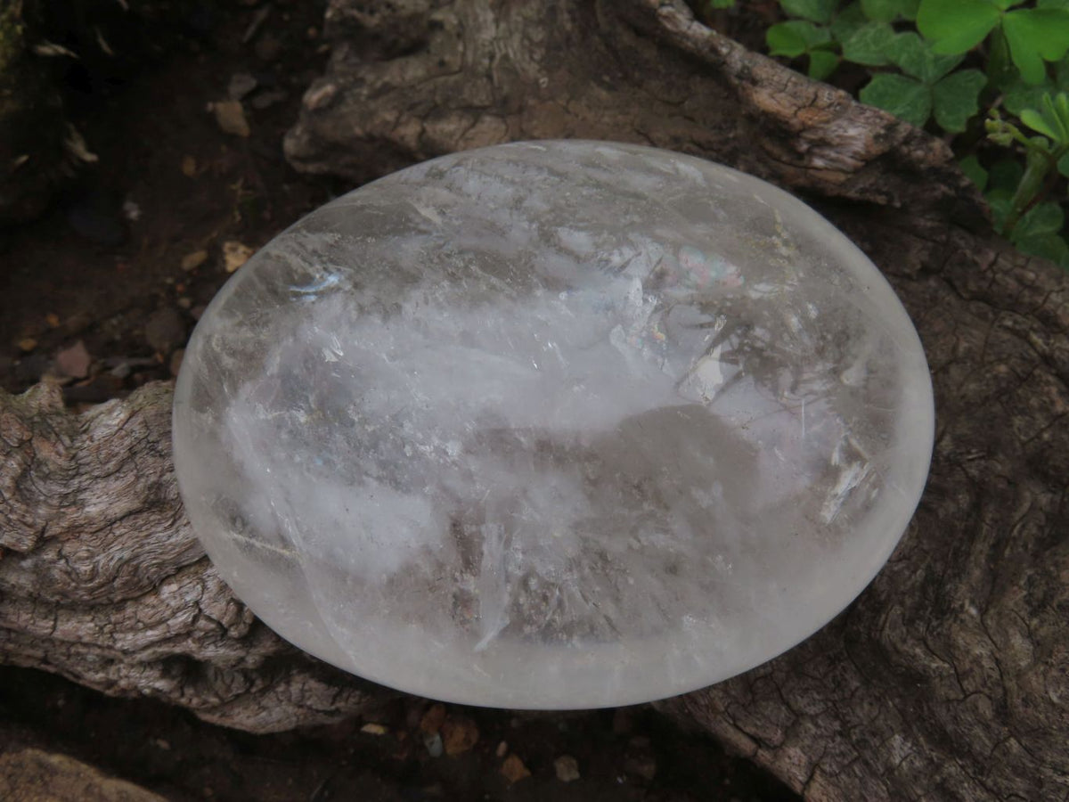 Polished Optic to Semi Optic Rock Crystal Quartz Gallets x 6 From Madagascar - TopRock