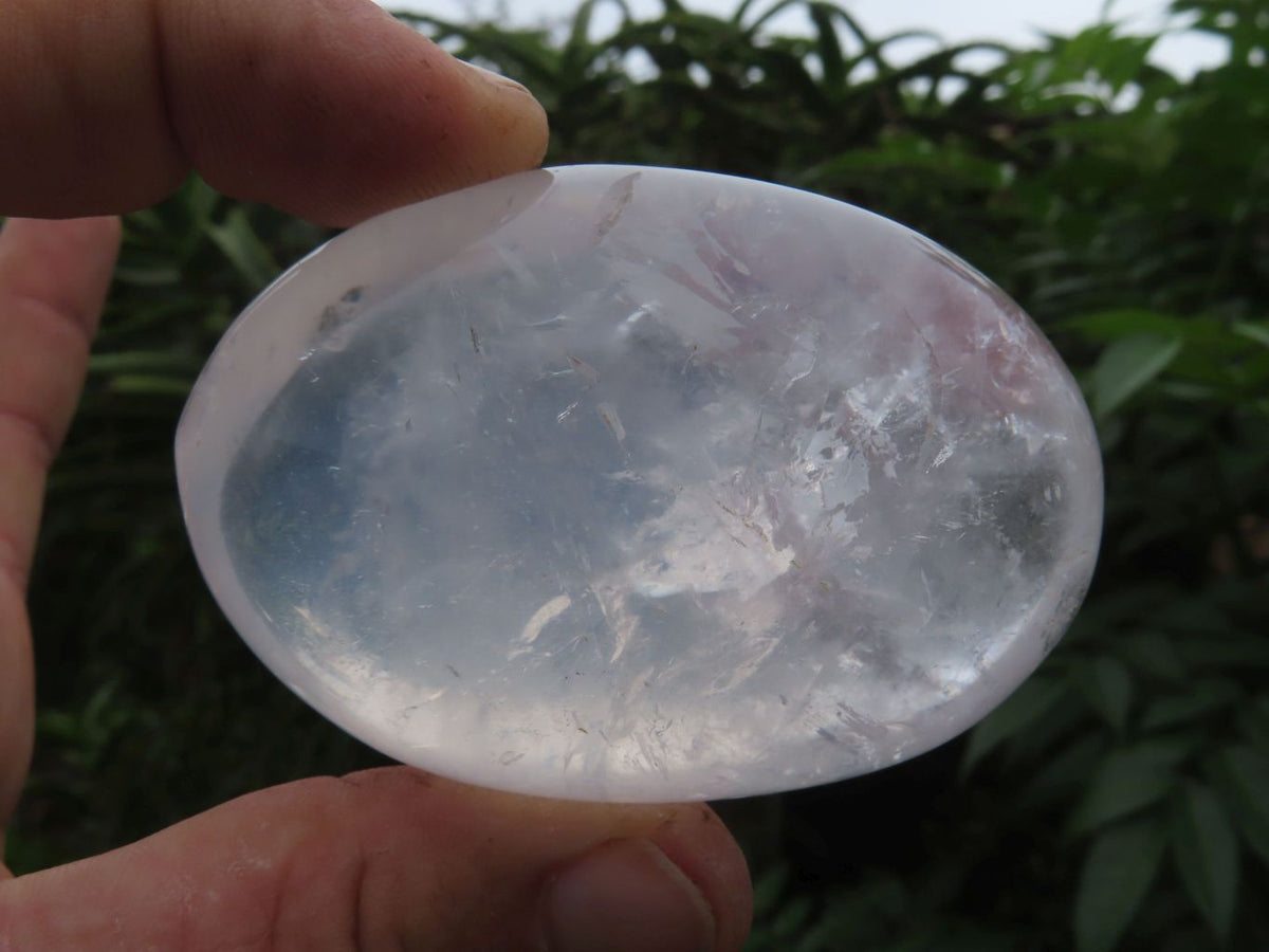 Polished Optic to Semi Optic Rock Crystal Quartz Gallets x 6 From Madagascar - TopRock
