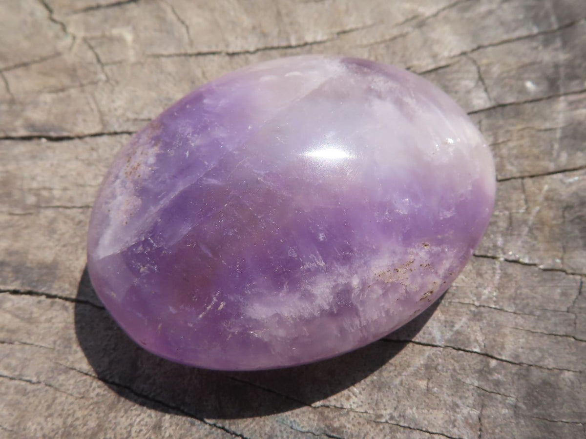 Polished Dream Amethyst Palm Stones x 20 From Madagascar - TopRock