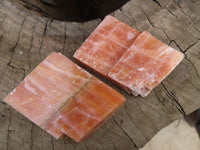 Natural New Sunset Orange Calcite Specimens  x 12 From Spitzkop, Namibia - Toprock Gemstones and Minerals