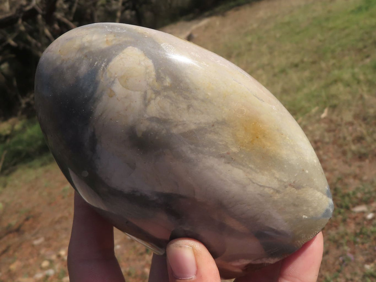 Polished Polychrome Jasper Standing Free Forms x 2 From Mahajanga, Madagascar - TopRock