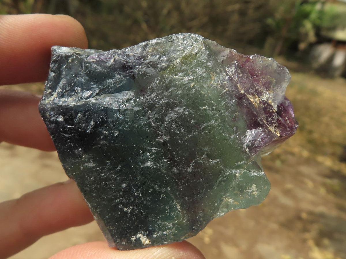Natural Watermelon Fluorite Cobbed Specimens x 24 From Uis, Namibia - TopRock