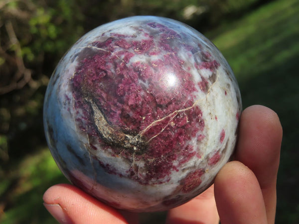 Polished Pink Tourmaline Rubellite Spheres x 3 From Madagascar - TopRock