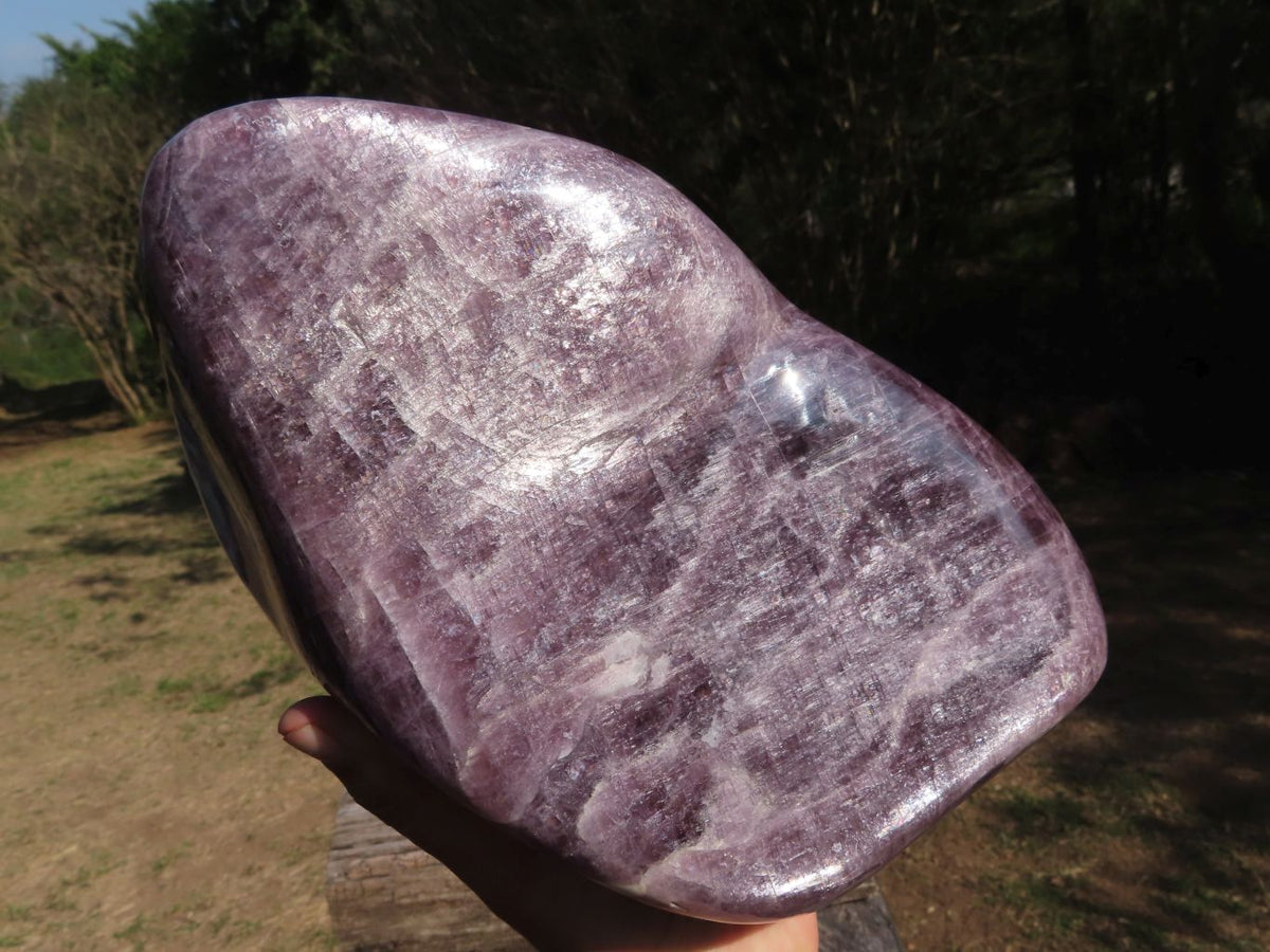 Polished Stunning Rare Angelite/Anhydrite Standing Free Form x 1 From Tulear, Madagascar - TopRock