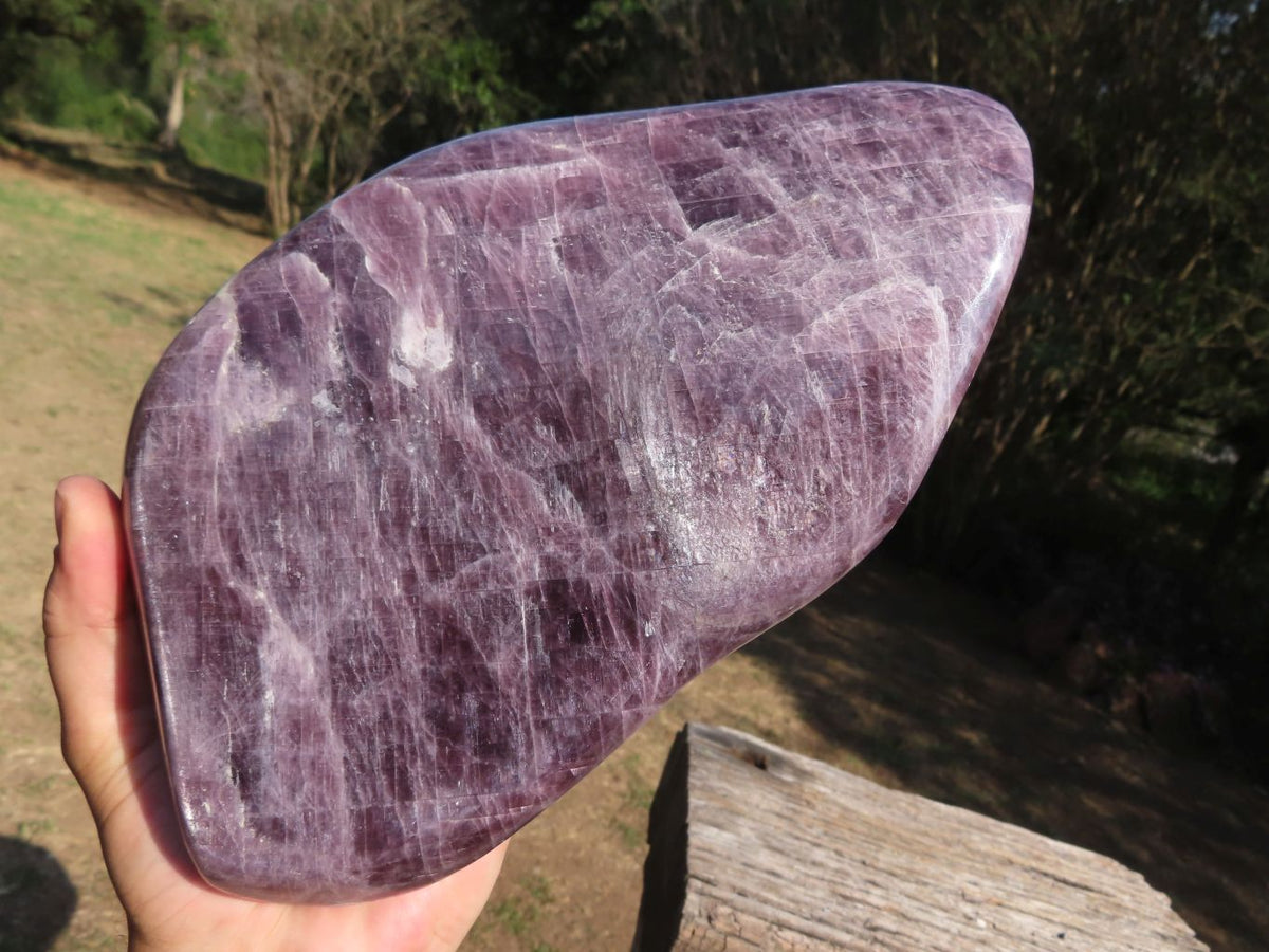 Polished Stunning Rare Angelite/Anhydrite Standing Free Form x 1 From Tulear, Madagascar - TopRock