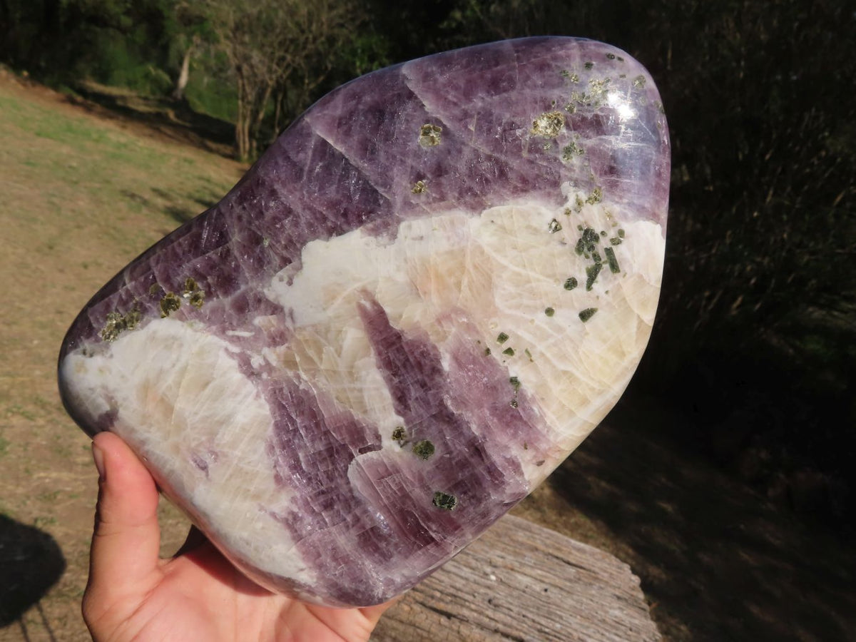 Polished Stunning Rare Angelite/Anhydrite Standing Free Form x 1 From Tulear, Madagascar - TopRock