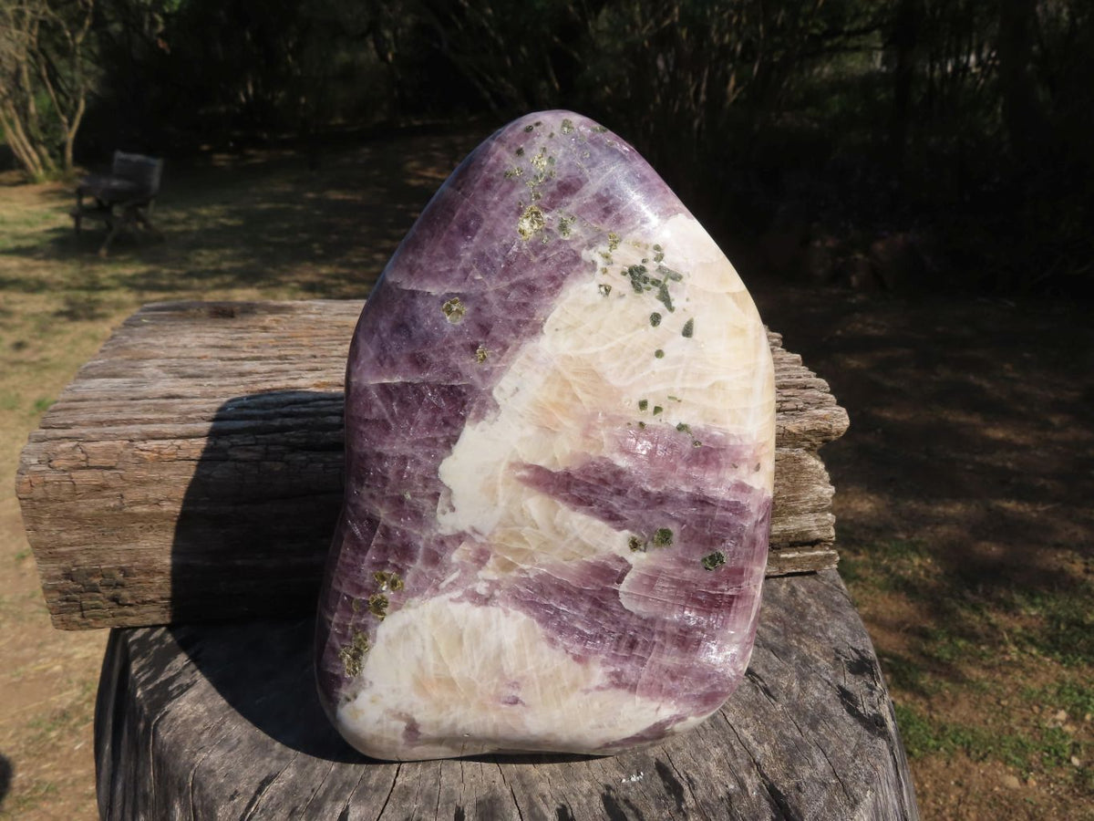 Polished Stunning Rare Angelite/Anhydrite Standing Free Form x 1 From Tulear, Madagascar - TopRock