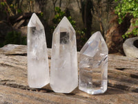 Polished Clear Quartz Crystal Points x 24 From Madagascar - Toprock Gemstones and Minerals