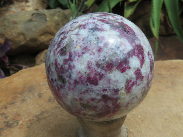 Polished Rubellite Spheres x 4 From Madagascar - TopRock