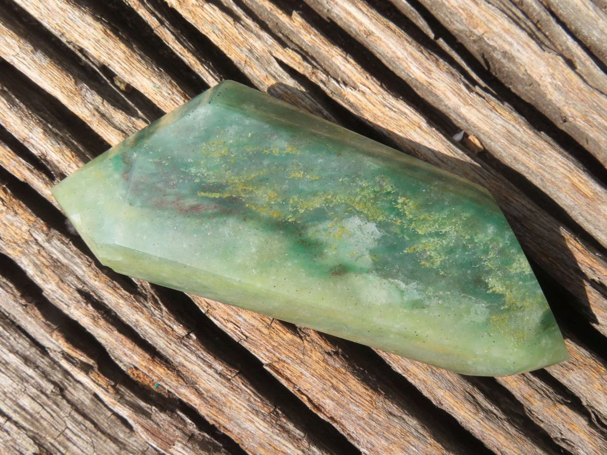 Polished Double Terminated Aventurine Crystals x 12 From Zimbabwe - TopRock