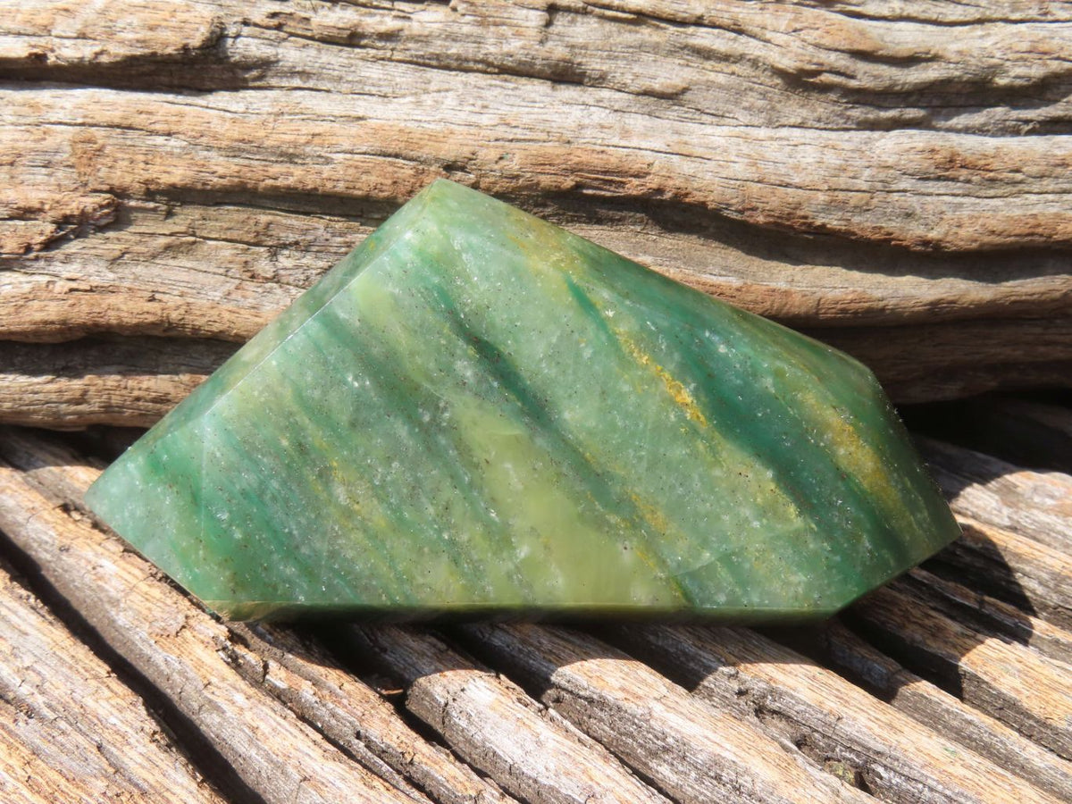 Polished Double Terminated Aventurine Crystals x 12 From Zimbabwe - TopRock
