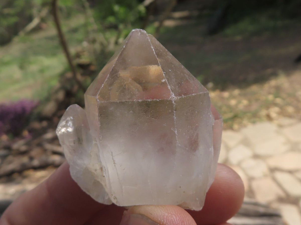 Natural Single Smokey Quartz Crystals x 35 From Zimbabwe - TopRock