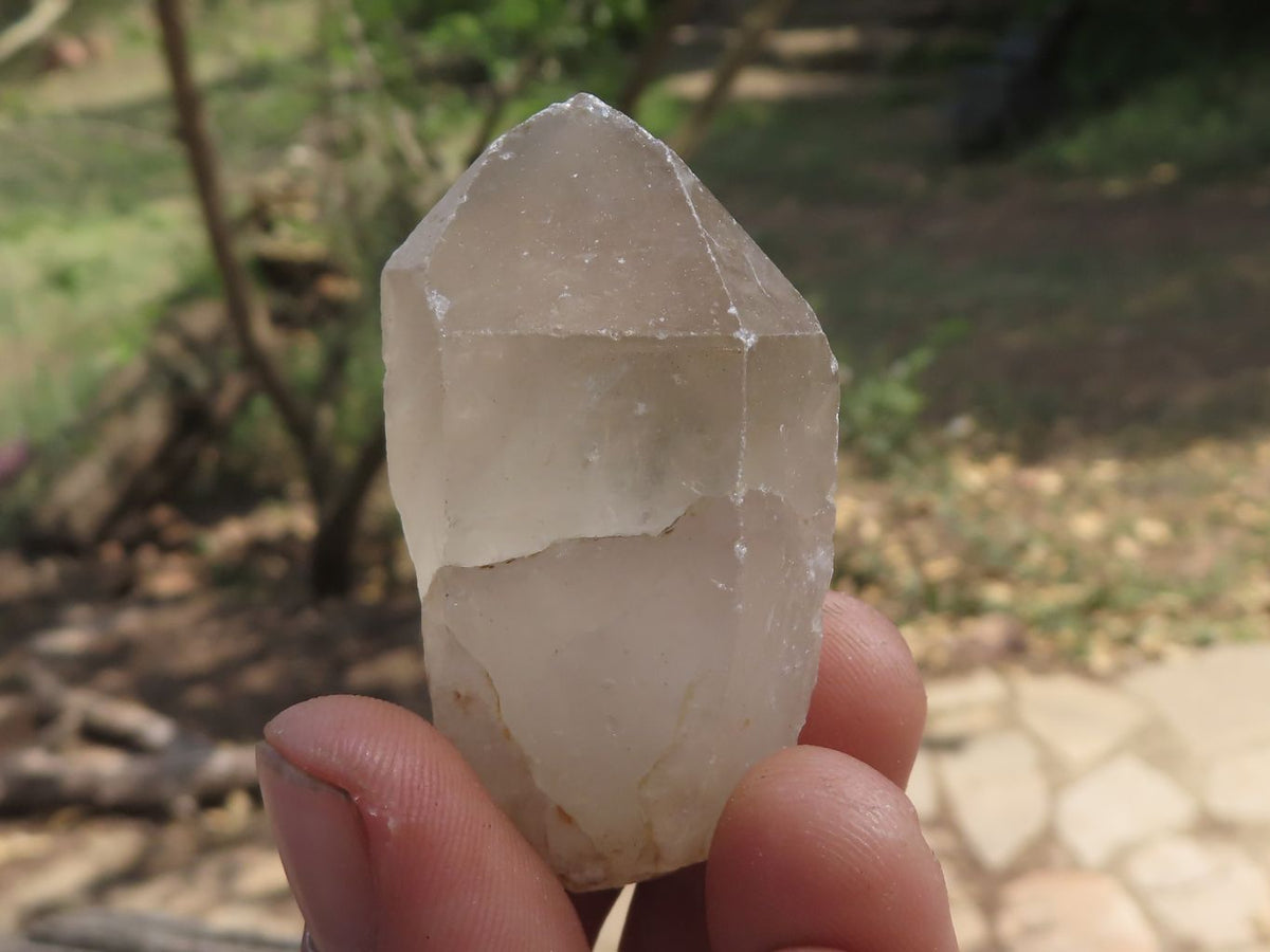 Natural Single Smokey Quartz Crystals x 35 From Zimbabwe - TopRock