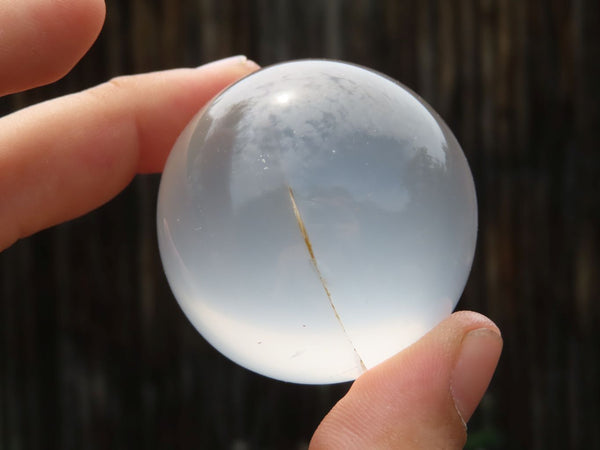 Polished Girasol (Alluminium Quartz) Crystal Spheres x 6 From Madagascar - TopRock