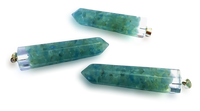 Polished Aquamarine Piezoelectric Pendants  - sold per piece - From Bulwer, South Africa - Toprock Gemstones and Minerals