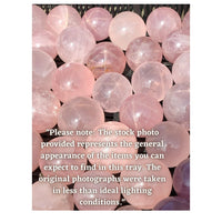 Polished Star Rose Quartz Spheres  x 6 From Ambatondrazaka, Madagascar - Toprock Gemstones and Minerals