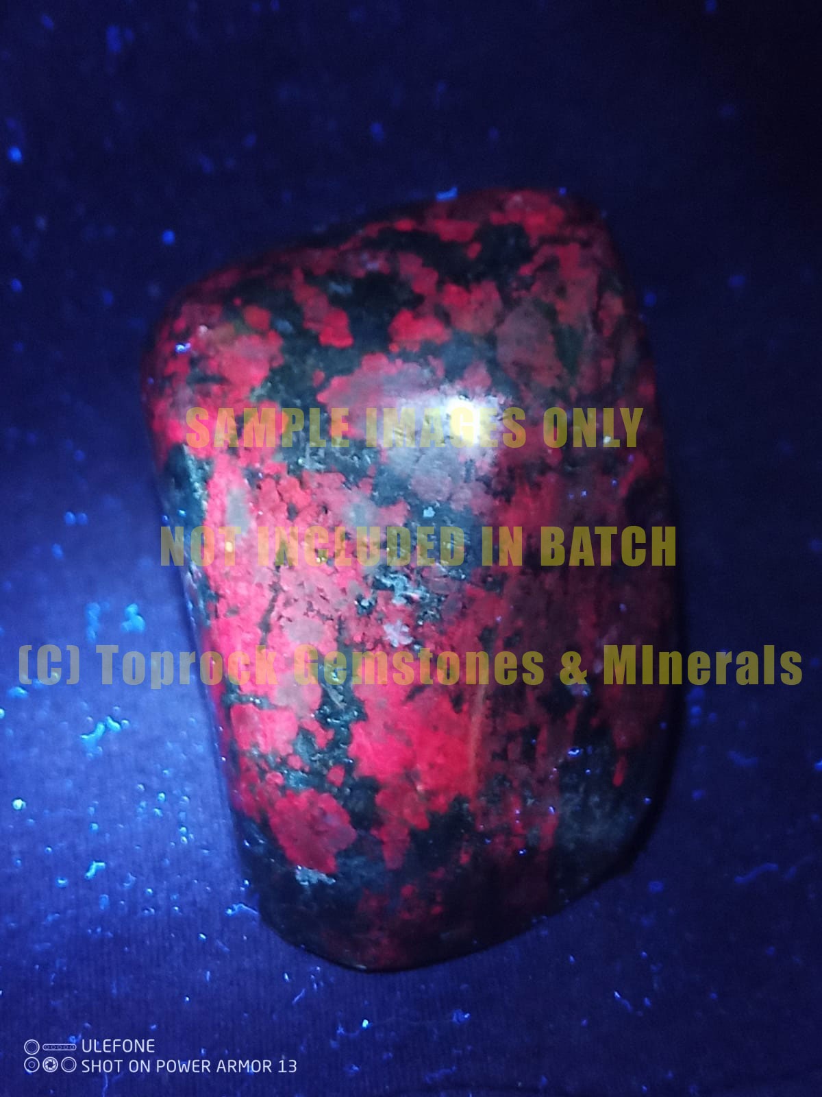 Polished Fluorescent Ruby Corundum In Chrome Verdite Standing Free Forms x 6 From Mutoko, Zimbabwe - TopRock