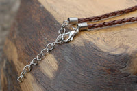 Polished Serpentine Crystals Set In Copper Art Wire Wrap Pendant - sold per piece - From Barberton, South Africa - TopRock